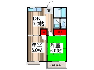 アルヴィレオ壱番館の物件間取画像